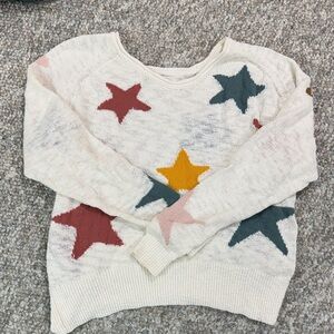 Lou & Grey Star Patterned Women's Sweater